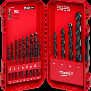 Juego brocas thunderbolt oxido negro 21 pcs