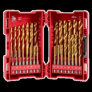 Brocas métricas de titanio shockwave ™ red helix ™ 2.5mm