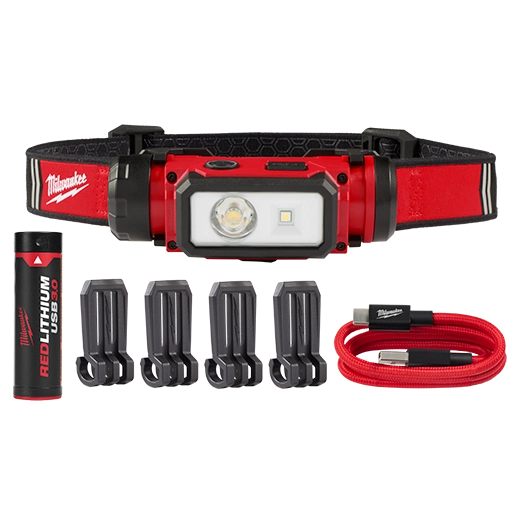 Linterna frontal recargable usb para cascos
