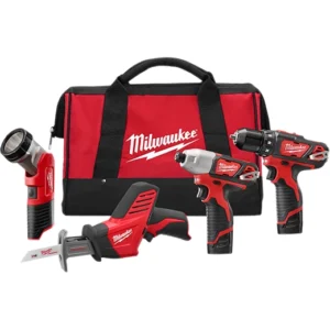Taladro 3/8", llave de impacto 1/4", sierra sable & lampara de trabajo m12™ fuel™ combo-kit