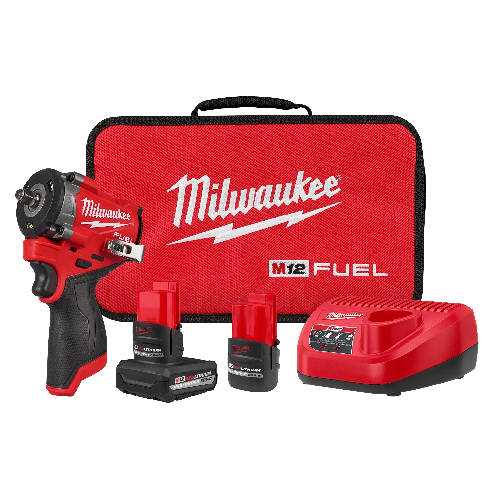 Llave de impacto M12 FUEL™ Stubby de 3/8" (kit)