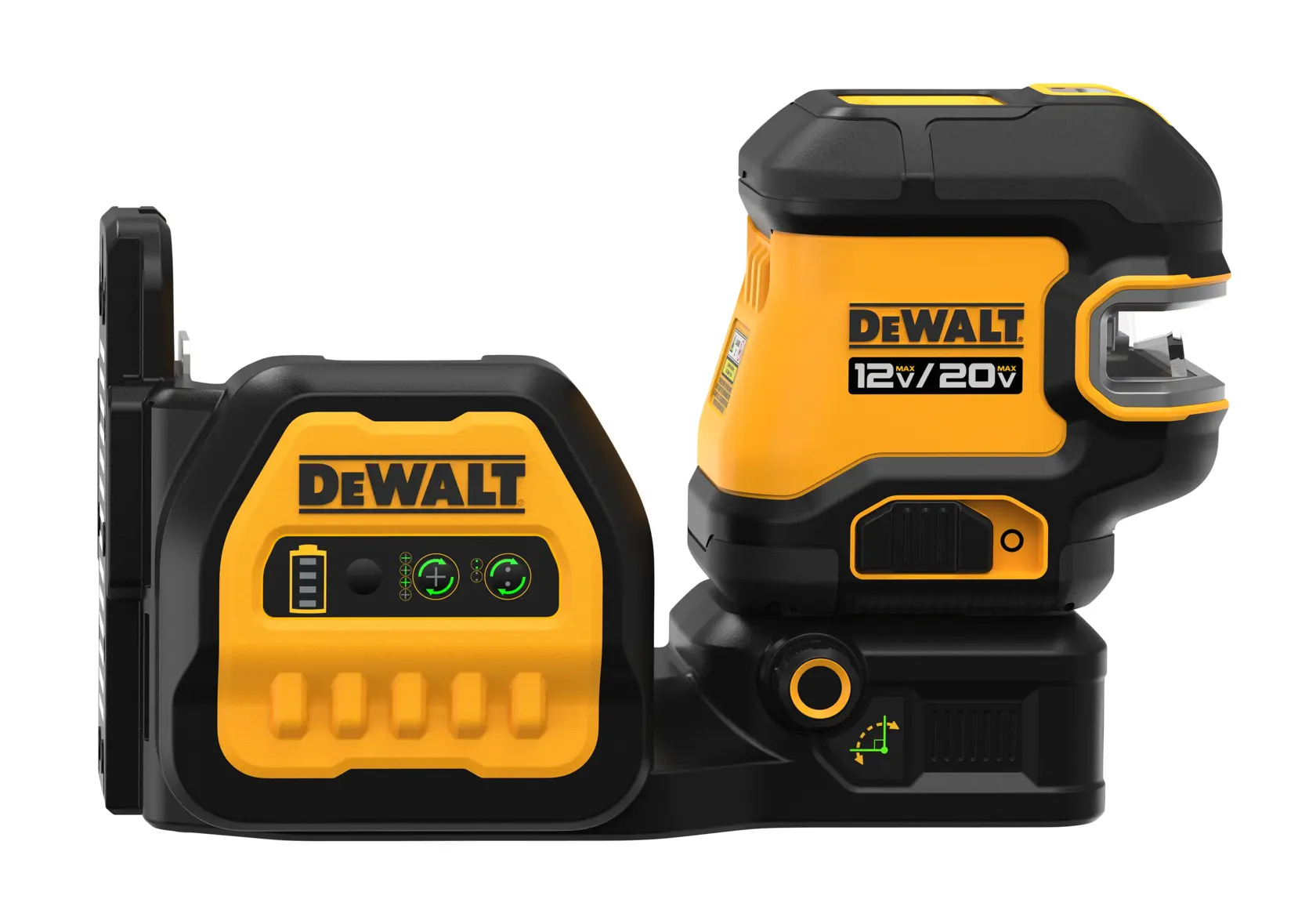 Dw laser cruz 2pto verd 20v (kit 6pz)