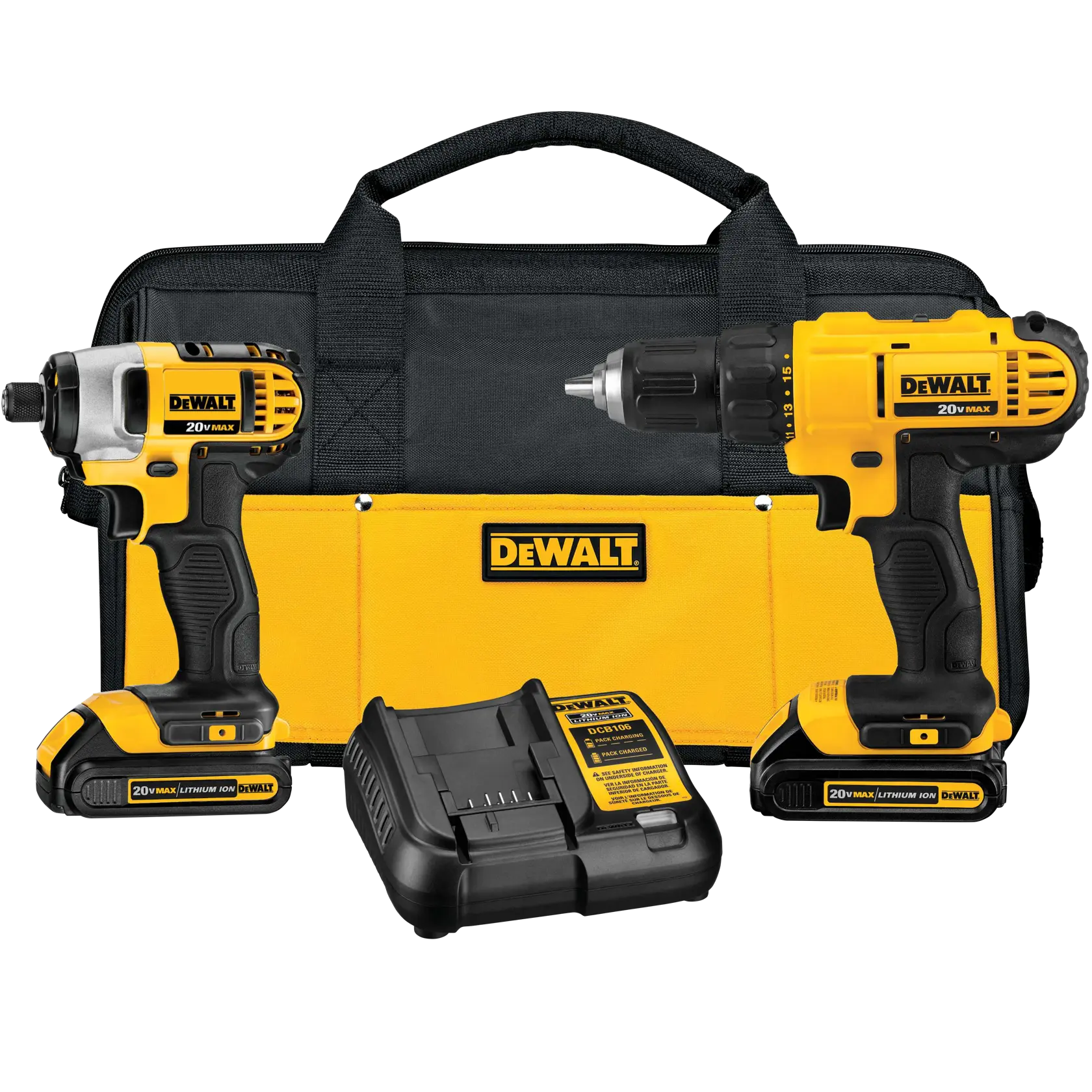 20v max li-ion compact 2-tool combo kit