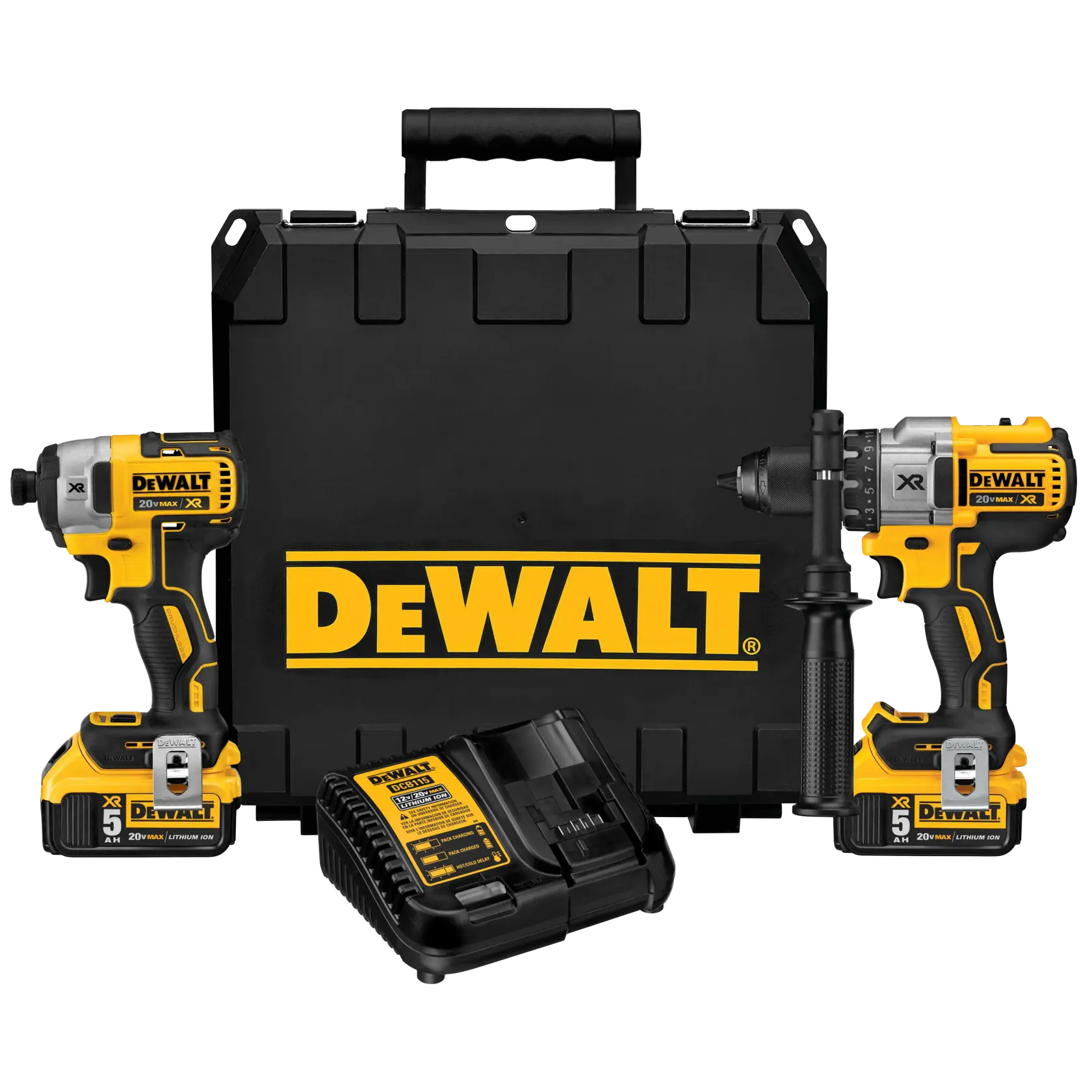 Combo 20v max x3 rotomartillo y llave de