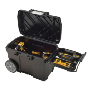 Caja plastica con ruedas 15 gal/ bandeja