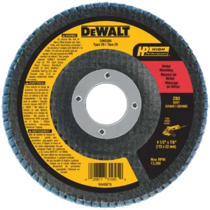4-1/2 x 7/8 80 grit flap disc t29 zirc