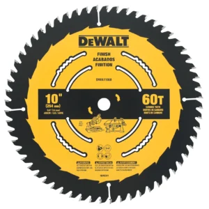 Dewalt10 in 60t saw blade