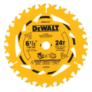 Disco sierra circular 6-1/2in 24d