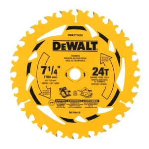 Disco sierra circular 7-1/4in 24d