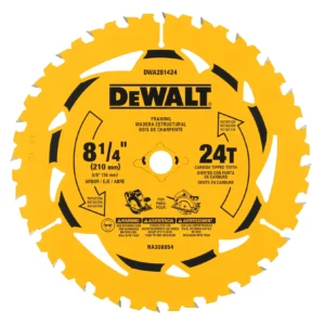 Disco sierra circular 8-1/4in 24d