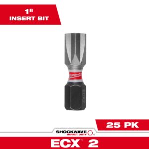 Punta inserto ecx 2 1" 25pk