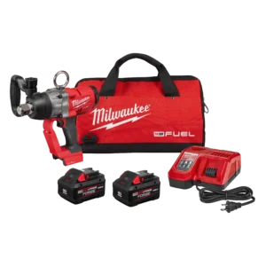 Kit inalambrico de 1 herramienta llave de impacto alto torque de 1'' m18™ brushless fuel™ one-key™ 18 voltios herramienta sola con 2 baterías hd 8 amp+ cargador+ maleta de almacenaje.
