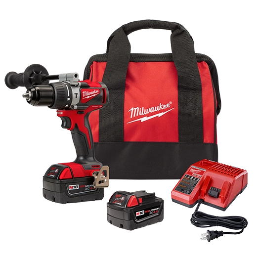 Taladro de martillo sin escobillas M18™ 1/2" CON 2 BATERIAS XC 4AMP (kit)