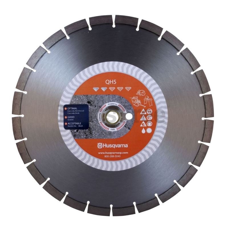 Disco diamantado p/corte de concreto QH5 16″