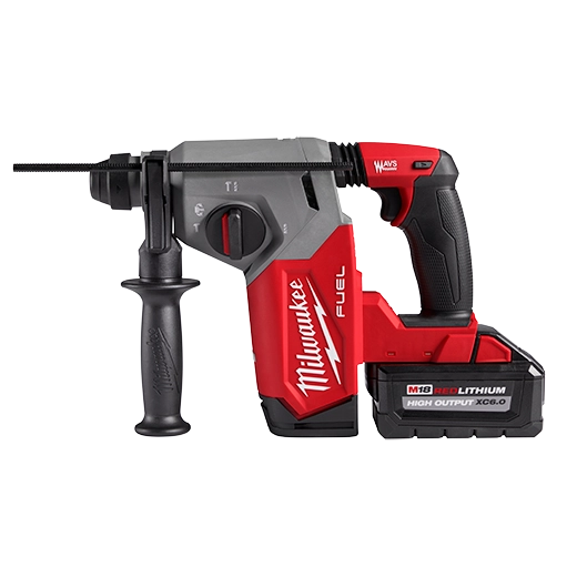 Rotomartillo sds plus de 1" M18™ brushless FUEL™con dos baterías XC 5 amp + cargador + estuche de almacenaje (kit)