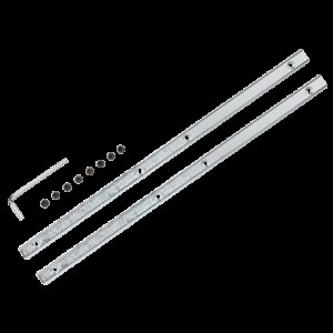Conector de riel guía de