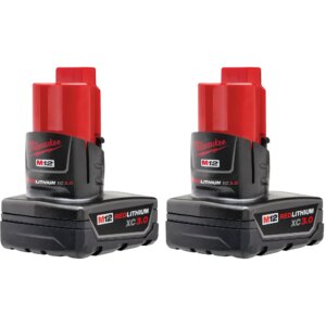 Paquete de dos bateria de capacidad extendida redlithium™ xc m12™