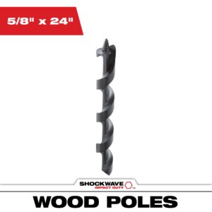 Broca espiral (auger) 5/8" x 24"