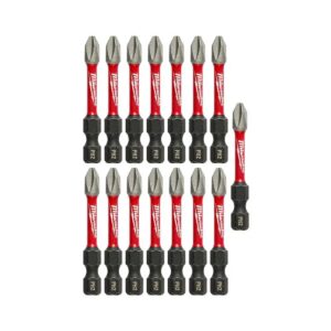 Punta inserto™ 2" power bit phillips #2 - 15pc contratista