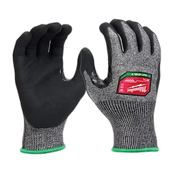 (12) cut 6 dipped gloves - l