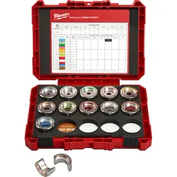 Juego de dados de aluminio en u #8-350 mcm