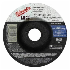 Disco p/ sbaste metal 4-1/2" x 1/4", orificio flecha 7/8", 13580 rpm, za24r, tipo 27