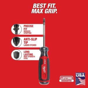 "3/16"" cabinet 8"" cushion grip screwdriver (usa)"